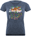 Tee Shirt Délavé Collection FLOWER