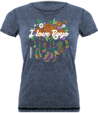 Tee Shirt Délavé Collection FLOWER