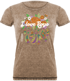Tee Shirt Délavé Collection FLOWER