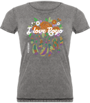 Tee Shirt Délavé Collection FLOWER