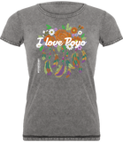 Tee Shirt Délavé Collection FLOWER