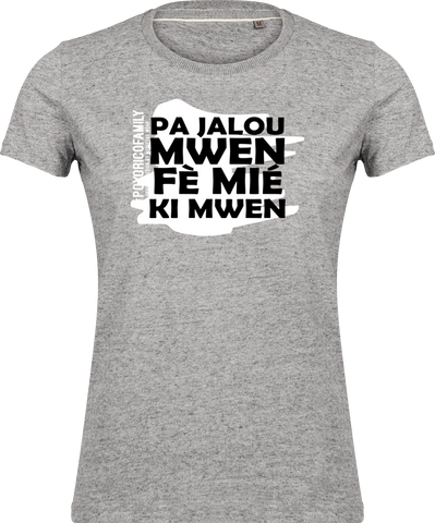 T-Shirt LESPRI KREYOL mod. PA JALOU MWEN