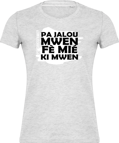 T-Shirt LESPRI KREYOL mod. PA JALOU MWEN