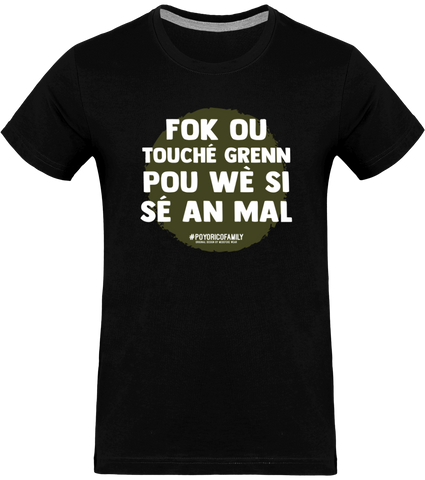 T-Shirt LESPRI KREYOL mod. TOUCHE GRENN