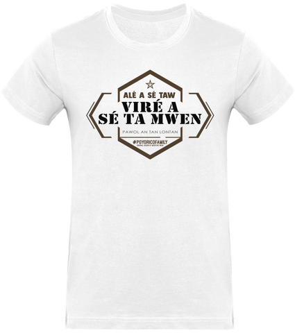 T-Shirt LESPRI KREYOL mod. ALE SE TAW