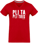 T-shirt Col V Homme LESPRI KANAVAL "PLI TA PLI TRIS"