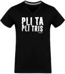T-shirt Col V Homme LESPRI KANAVAL "PLI TA PLI TRIS"