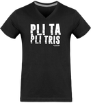 T-shirt Col V Homme LESPRI KANAVAL "PLI TA PLI TRIS"