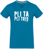 T-shirt Col V Homme LESPRI KANAVAL "PLI TA PLI TRIS"
