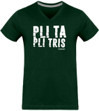 T-shirt Col V Homme LESPRI KANAVAL "PLI TA PLI TRIS"