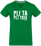 T-shirt Col V Homme LESPRI KANAVAL "PLI TA PLI TRIS"