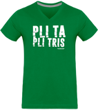 T-shirt Col V Homme LESPRI KANAVAL "PLI TA PLI TRIS"