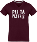 T-shirt Col V Homme LESPRI KANAVAL "PLI TA PLI TRIS"