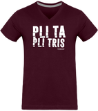 T-shirt Col V Homme LESPRI KANAVAL "PLI TA PLI TRIS"