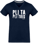 T-shirt Col V Homme LESPRI KANAVAL "PLI TA PLI TRIS"