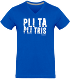 T-shirt Col V Homme LESPRI KANAVAL "PLI TA PLI TRIS"