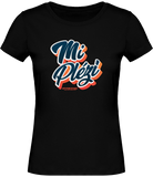 Tee shirt Bio Femme LESPRI KANAVAL "MI PLEZI"