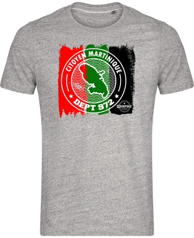 Tee Shirt Vintage Bio mod. CITOYEN FLAG DPT 972