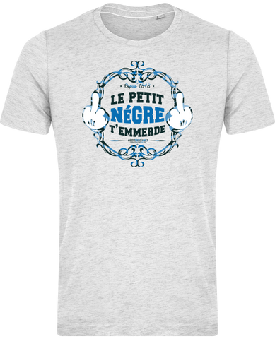 Tee Shirt vintage Bio PA FE NEG CHIE Zébra style 01