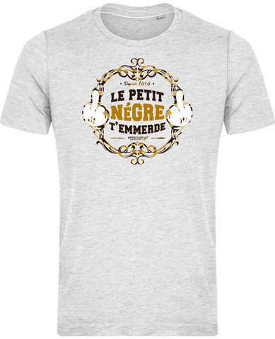 Tee Shirt Vintage Bio PA FE NEG CHIE Zébra style 02