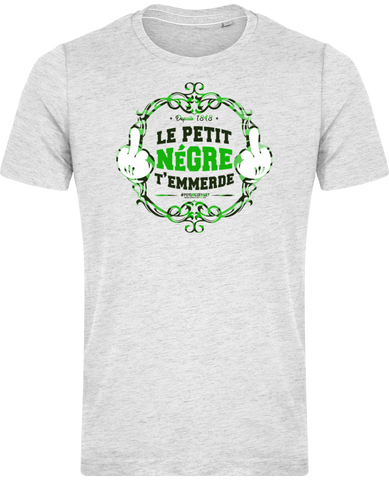 Tee Shirt vintage Bio PA FE NEG CHIE Zébra style 05
