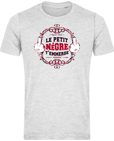 Tee Shirt vintage Bio PA FE NEG CHIE Zébra style 06