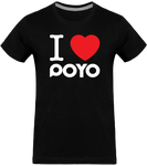 T-shirt  Homme I LOVE POYO Original BLACK