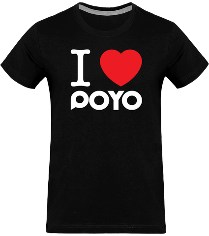 T-shirt  Homme I LOVE POYO Original BLACK