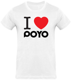 T-shirt  Homme I LOVE POYO Original BLACK