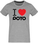 T-shirt  Homme I LOVE POYO Original BLACK